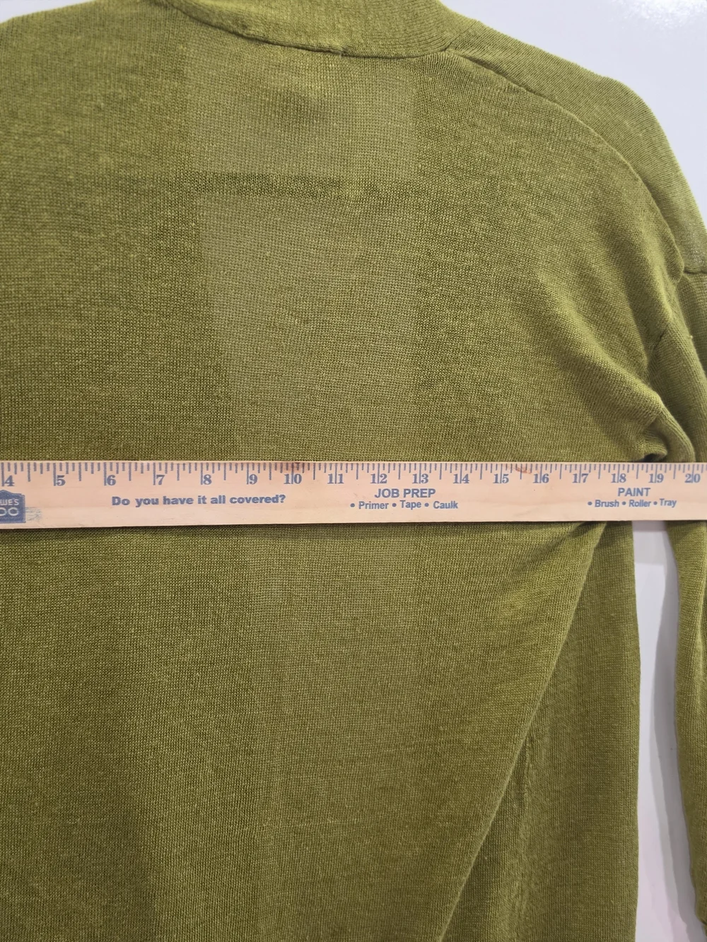 For The Republic Olive Women Excellent Condition Cardigan Sz S LINEN